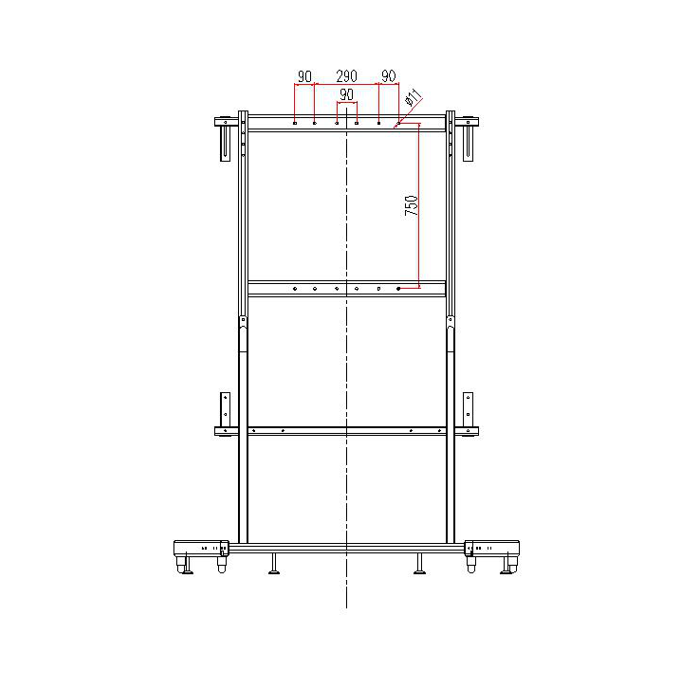 インタラクティブ ホワイトボード の モバイル スタンド 1