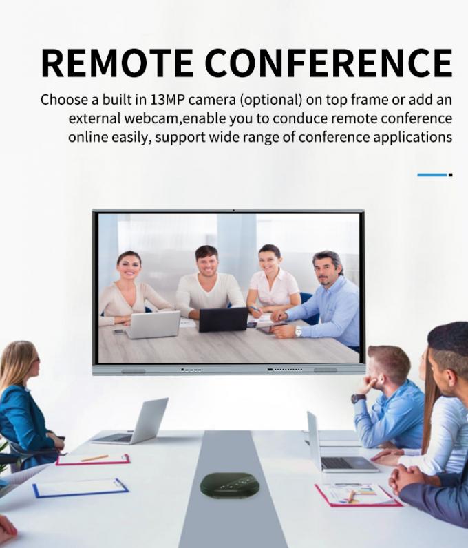 Iboard 新製品 98インチ 4K スマートディスプレイ インタラクティブなフラットパネルディスプレイ 会議室用タッチスクリーンモニター 1