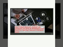 新しい製品 リアトッチ アンドロイド LED インタラクティブ フラットパネル 4k ホワイトボード スマートボード 教室 インタラクティブボード