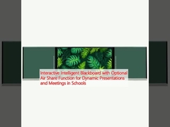 学校でのダイナミックなプレゼンテーションとミーティングのためのオプションのエアシェア機能を持つインタラクティブなインテリジェント・ブラックボード