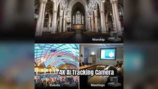 専門的な会議用の iBoard 4K PTZ AI 追跡カメラ
