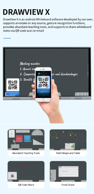 ビジネス16:9の黒フレーム色のためのiBoard 65のタッチ画面のモニター相互Whiteboard