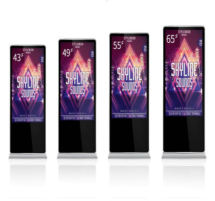 LED のキオスクの表示、相互デジタル表記の広告機械 CE 10 タッチ ポイント スクリーン