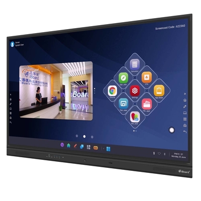 iBoard 75 86 インチ スマートタッチ画面 インタラクティブボードディスプレイ インタラクティブホワイトボード 教室会議室用