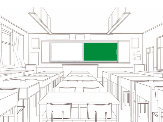 iBoard 75" 86"学校の教室のための理性的でスマートなナノの相互連結の黒板LEDのアンドロイド9.0