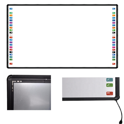 86インチ インタラクティブなホワイトボード スマートテレビモニター 学校用プロジェクター付きのボード