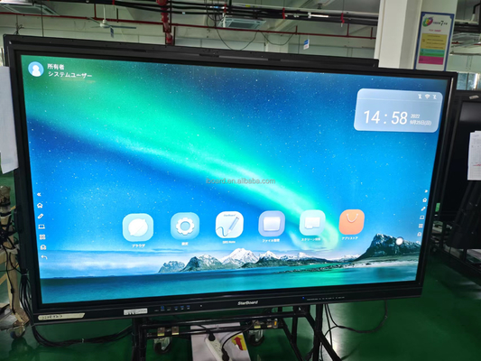 マルチタッチ Android 13 iBoard インタラクティブ ホワイトボード ウィンタッチパネルディスプレイ スマートモニター 教育教育
