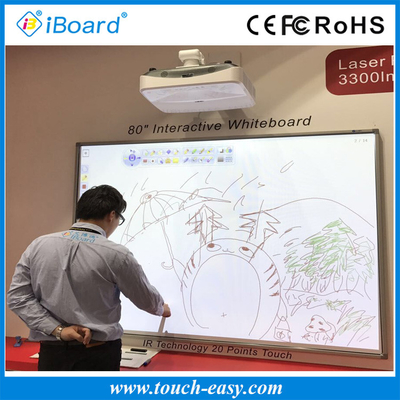 頑丈なIBoard インタラクティブなホワイトボード 作業湿度 0%~90% 美しい外観デザイン