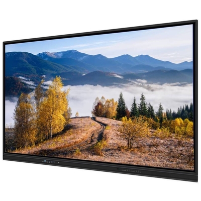 Iboard インタラクティブなホワイトボード Win 10 Android 13 フィンガータッチテレビディスプレイ 65 75 86 インチ 教室でのビジネスミーティング