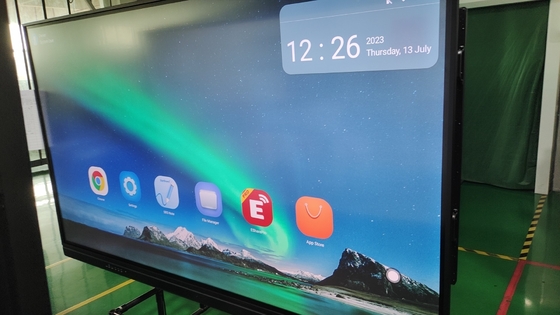 インタラクティブなタッチ画面 ホワイトボード 65 75 86 98 インチ USB HDMI 20 ポイント Android 13 8+128G PC OPS ディスプレイ 学校用