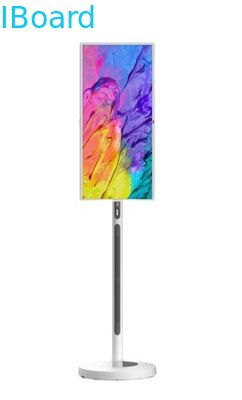 32インチ ポータブルタッチスクリーンキオスク 10点静電容量式インタラクティブディスプレイ