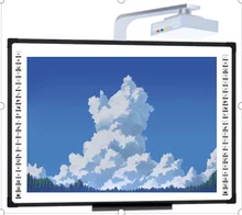 55/65/75/86/98 インチ オプション赤外線 インタラクティブなホワイトボード 2mm 位置位置精度