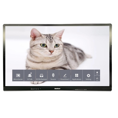 容量LCD スマートボード タッチ 65インチ 4K 3840*2160 防光温めガラスモニター システムなし テレビ用 スクールモール