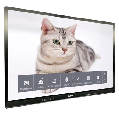 容量LCD スマートボード タッチ 65インチ 4K 3840*2160 防光温めガラスモニター システムなし テレビ用 スクールモール