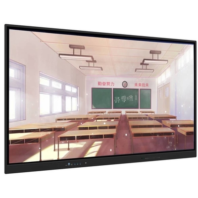 スマートインタラクティブなホワイトボード 4K HDタッチスクリーン 温めガラス ジェスチャー認識 学校の子供に教える