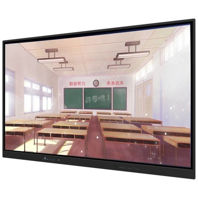 スマートインタラクティブなホワイトボード 4K HDタッチスクリーン 温めガラス ジェスチャー認識 学校の子供に教える