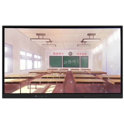 スマートインタラクティブなホワイトボード 4K HDタッチスクリーン 温めガラス ジェスチャー認識 学校の子供に教える