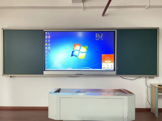 インタラクティブハンド認識 インテリジェントグリーンボード 16:9 マルチタッチ 10-32ポイント 8 64G RAM ROM Android PC ホワイトボード
