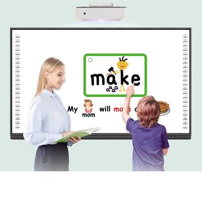102インチ インタラクティブなホワイトボード 陶器の表面と20のタッチポイント