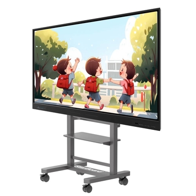 Android 13 LEDインタラクティブホワイトボード 40 タッチポイント 86インチ スマートテレビ ディスプレイ WIFI BTHOTSPOT 学校教育用
