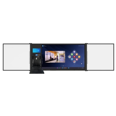 75インチ Android Windows オールインワン インタラクティブなフラットパネルディスプレイ 20タッチポイント 13MP カメラと 6Mic ビジュアライザー