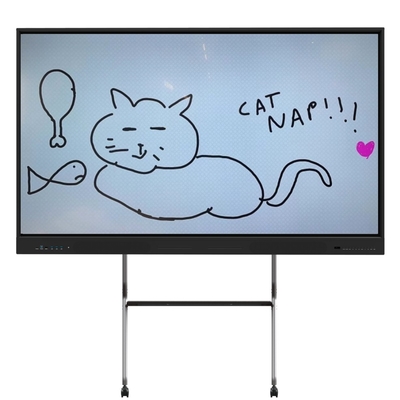 3840*2160 LCD 教務板 5ms インタラクティブなタッチボード Windows Linux ビジネスや学校教育のための赤外線
