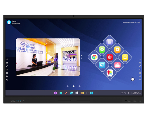 ホットセール 安い 65 75インチ 4K LCDディスプレイ スマートボード 価格 デジタルホワイトボード 教育 インタラクティブなホワイトボード