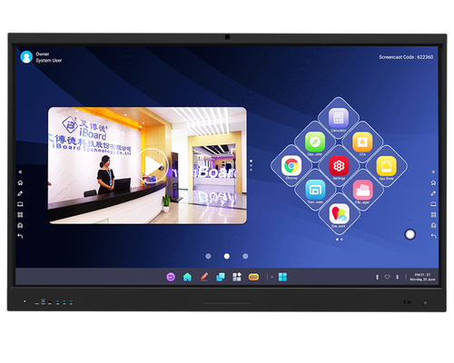 ホットセール 安い 65 75インチ 4K LCDディスプレイ スマートボード 価格 デジタルホワイトボード 教育 インタラクティブなホワイトボード