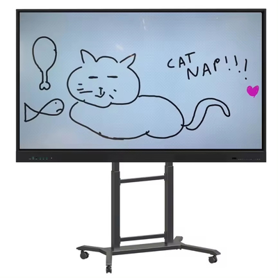 新しいスタイル 電子 床スタンド 調整可能なスマートテレビスタンド 携帯スタンド 移動式 トロリ スタンドとカート