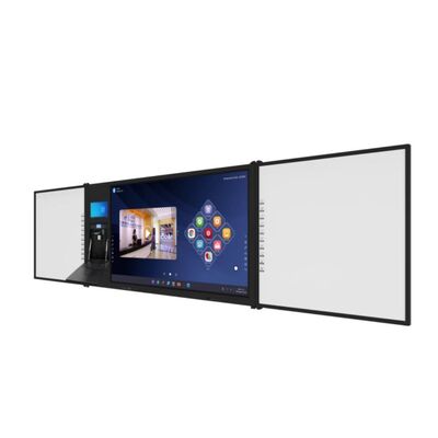 75インチ 赤外線タッチインタラクティブホワイトボード Android OS搭載 デュアルボード相互接続 スマートティーチング用