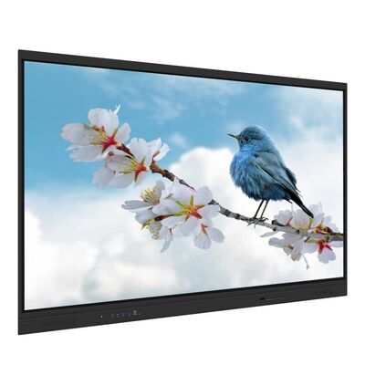 55/65/75/86 インチ 4K 解像度 インタラクティブな平面パネル マルチタッチ付きスマートホワイトボード