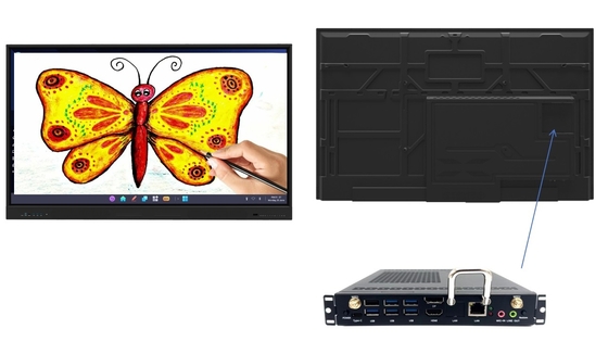 インタラクティブなフラットパネルスマートボードのためのOPSコンピュータi5/i7