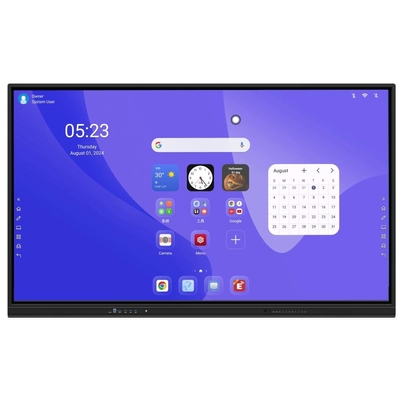 55/65/75/86 インチ 4K UHD インタラクティブ フラットパネル スマートホワイトボード デジタルディスプレイ インタラクティブ タッチスクリーン インタラクティブボード