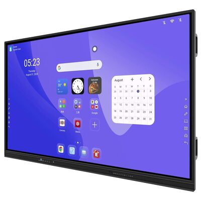 55/65/75/86 インチ 4K 解像度 インタラクティブな平面パネル マルチタッチ付きスマートホワイトボード