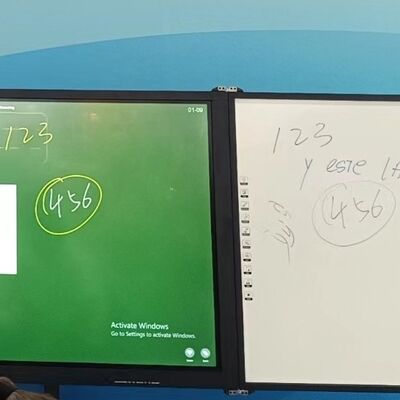 Iboard Factory Direct 75インチ ロック可能 レコーダブル 相互接続 Blackboard スマートホワイトボード