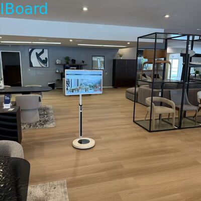 32インチ ポータブルタッチスクリーンキオスク 10点静電容量式インタラクティブディスプレイ