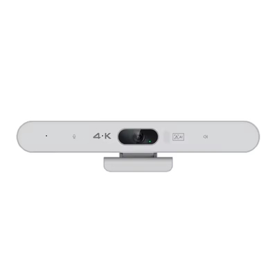 ブラック・ホワイト 簡単インストール 4K ウェブカメラ ビデオ会議カメラ USB AI オートトラッキング 2160p ウェブカメラ トラッキング スピーカー付き 会議室音声