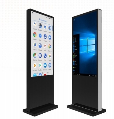 パーソナライズ可能な43インチ 床立式 デザイン タッチスクリーン キオスク スーパーマーケット用 LCD広告ディスプレイ スタンド デジタルシグネージ キオスク