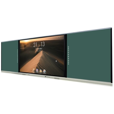 インテリジェント ブラックボード 98 インチ ABA 6.2 メートル スマート パネル 2 面タッチボード アンドロイド PC 全1台で 大学 ステージ プレゼン講義 展示室