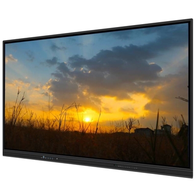 4K 65 75 86 98 110インチ アンチ・ブレア・テンプレート パネル インタラクティブ スマート ホワイトボード IR モニター スーパー スリム フレーム コンピュータ モニター 学校会議 研修イベント