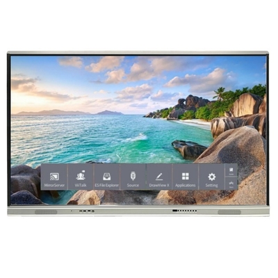 工場直行 Android 14 インタラクティブなフラットパネル 高コントラスト 1200:1 カーソール速度 100 ドット/S 20 タッチポイント スクリーンシェア インタラクティブなホワイトボードに対応