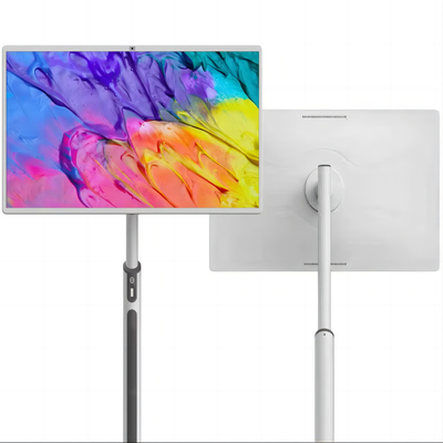 ポータブル 32インチタッチスクリーンキオスク スマートテレビ