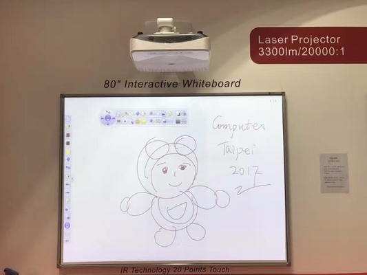 マルチタッチサポート USBインターフェイス インタラクティブなホワイトボード