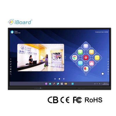 Iboard 新製品 98インチ 4K スマートディスプレイ インタラクティブなフラットパネルディスプレイ 会議室用タッチスクリーンモニター