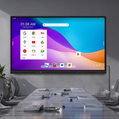 中国 工場 価格 4k 55 65 75 85 96 110 インチ タッチスクリーン 多言語ソフトウェア LCD スマート Android インタラクティブボード
