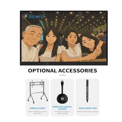 55 65 75 86 98 インチ 4K LCDインタラクティブホワイトボードタッチパネル スマートスクリーン 教室 電子ボード デジタル スマートボード 教学用