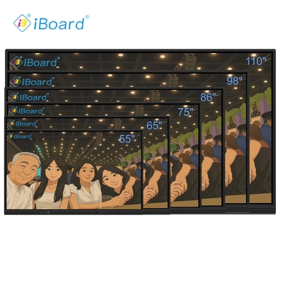 55 65 75 86 98 インチ 4K LCDインタラクティブホワイトボードタッチパネル スマートスクリーン 教室 電子ボード デジタル スマートボード 教学用