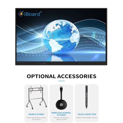 65 75 86 98 110 インチ 4K LCD インタラクティブ スマートボード タッチパネル スマートスクリーン 教室用 電子ボード デジタル スマートボード 教室用