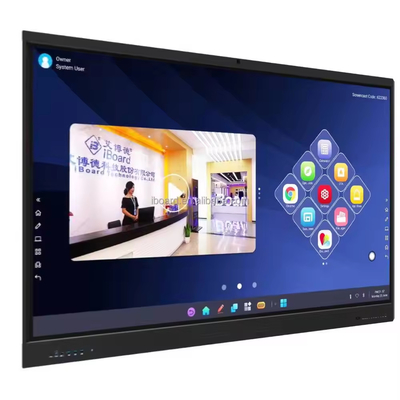 iBoard 65インチ 4k LCDインタラクティブボード 会議教室用のデジタルフラットパネル スマートタッチスクリーン