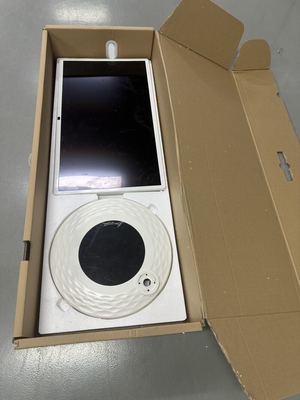 iBoard 32インチ Android 13 スマートタッチスクリーン ワイヤレスディスプレイ カメラ付き 5-7H 長バッテリー使用 調整可能なスタンド